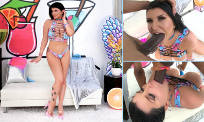 Romi Rain brings that trademark blowjob style over once again to devour a dick like it’s her last meal. She doesn’t need any help