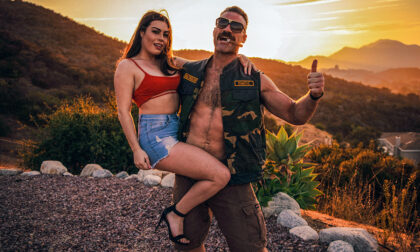 What to do when a chick shows up at your door unannounced? Heh. You put her through a Slut Challenge