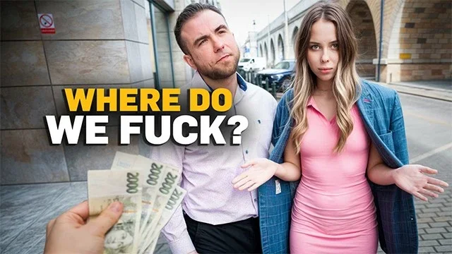 Alice Murkovski nimmt den Schwanz eines Fremden, während Max Dior zusieht
