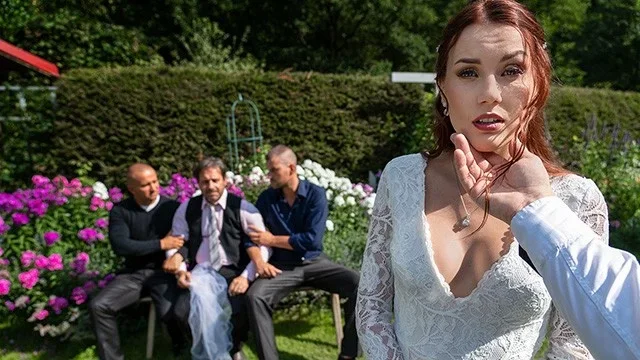 Charlie Red e Steve Q Scopano Durante la Visita dell'Esattore alla Sposa