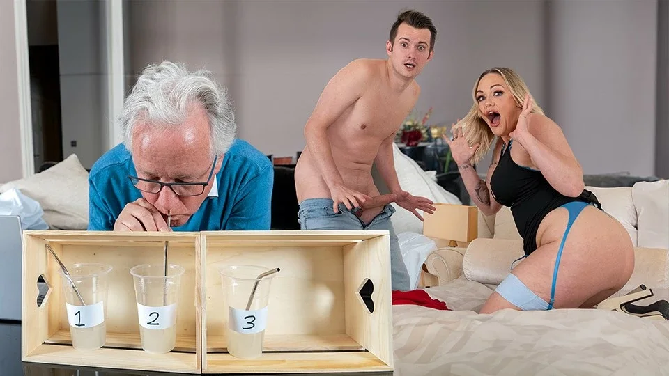 April Velvet Sucks Sam Bourne's Cock and Gets Fucked
