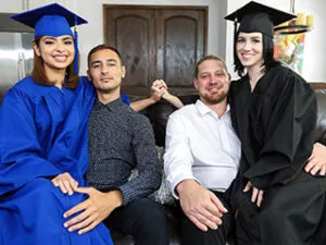 Hazel Heart en Remi Jones worden door hun vaders geneukt ter voorbereiding op het studentenleven