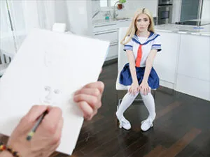 Sophie Summers está tendo sua bucetinha apertada penetrada em todas as posições pelo seu meio-irmão depois de ficar completamente nua