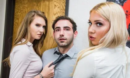 Ashley Lane și Chanel Grey se răzbună hardcore pe șeful lor murdar